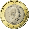 1 Euro 2007-2023, KM# 194, Monaco, Albert II