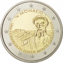 2 Euro 2016, KM# 205, Monaco, Albert II, 150th Anniversary of the Founding of Monte Carlo by Charles III