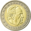 2 Euro 2001-2004, KM# 174, Monaco, Rainier III