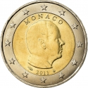 2 Euro 2009-2023, KM# 195, Monaco, Albert II