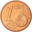 1 Euro Cent 2001-2005, KM# 167, Monaco, Rainier III