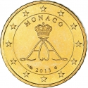 10 Euro Cent 2009-2020, KM# 191, Monaco, Albert II