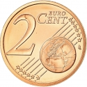 2 Euro Cent 2001-2005, KM# 168, Monaco, Rainier III