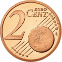 2 Euro Cent 2006-2020, KM# 189, Monaco, Albert II