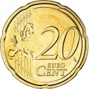 20 Euro Cent 2009-2020, KM# 192, Monaco, Albert II