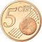 5 Euro Cent 2001-2005, KM# 169, Monaco, Rainier III