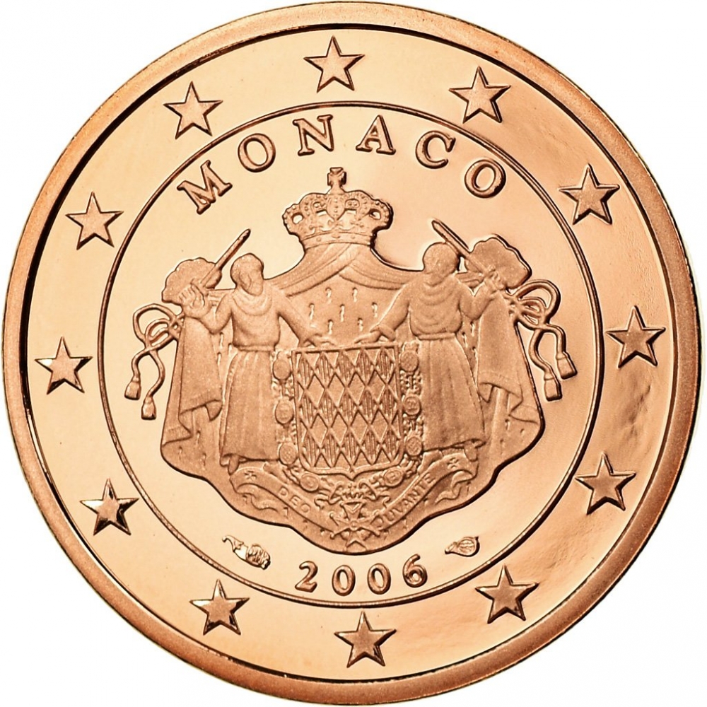 5 Euro Cent Monaco 2006 2020 Km 190 Coinbrothers Catalog