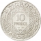 10 Francs 1929-1934, Y# 38, Morocco, Mohammed V