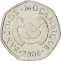1 Metical 2006-2012, KM# 137, Mozambique