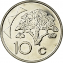 10 Cents 1993-2012, KM# 2, Namibia