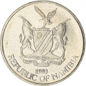 5 Cents 1993-2015, KM# 1, Namibia