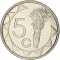 5 Cents 1993-2015, KM# 1, Namibia