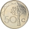 50 Cents 1993-2022, KM# 3, Namibia