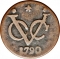 1 Duit 1729-1794, KM# 131, West Friesland, Mintmark rosette