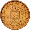 1 Cent 1970-1978, KM# 8, Netherlands Antilles, Juliana