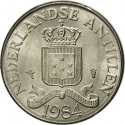 25 Cents 1970-1985, KM# 11, Netherlands Antilles, Juliana, Beatrix