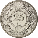 25 Cents 1989-2016, KM# 35, Netherlands Antilles, Beatrix, Willem-Alexander