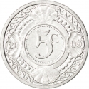 5 Cents 1989-2017, KM# 33, Netherlands Antilles, Beatrix, Willem-Alexander