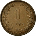 1 Cent 1901, KM# 131, Netherlands, Wilhelmina