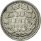 10 Cents 1926-1945, KM# 163, Netherlands, Wilhelmina