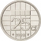 25 Cents 1982-2001, KM# 204, Netherlands, Beatrix