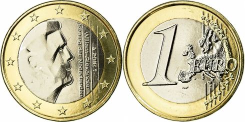 1 Euro Netherlands 2014-2023, KM# 350 | CoinBrothers Catalog