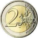 2 Euro 2014-2023, KM# 351, Netherlands, Willem-Alexander