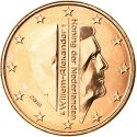 1 Euro Cent 2014-2023, KM# 344, Netherlands, Willem-Alexander