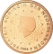 2 Euro Cent 1999-2013, KM# 235, Netherlands, Beatrix