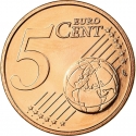 5 Euro Cent 1999-2013, KM# 236, Netherlands, Beatrix
