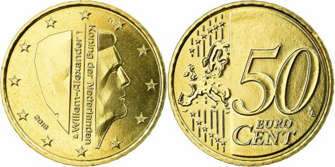 50 Euro Cent Netherlands 2014-2023, KM# 349 | CoinBrothers Catalog