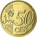 50 Euro Cent 2014-2023, KM# 349, Netherlands, Willem-Alexander