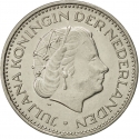 1 Gulden 1967-1980, KM# 184a, Netherlands, Juliana