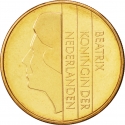 5 Gulden 1987-2001, KM# 210, Netherlands, Beatrix