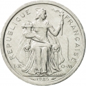 1 Franc 1972-2018, KM# 10, New Caledonia