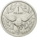 1 Franc 1972-2018, KM# 10, New Caledonia