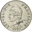 50 Francs 1972-2005, KM# 13, New Caledonia
