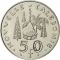 50 Francs 1972-2005, KM# 13, New Caledonia
