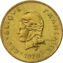 1 Franc 1970-1982, KM# 4, New Hebrides