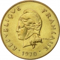 5 Francs 1970-1982, KM# 6, New Hebrides