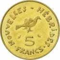 5 Francs 1970-1982, KM# 6, New Hebrides