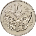 10 Cents 1970-1985, KM# 41, New Zealand, Elizabeth II