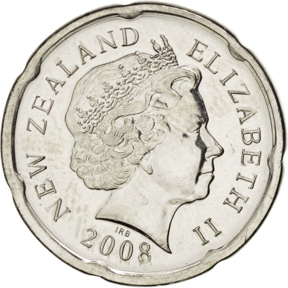 New Zealand 2008 20 cents Maori Warrior Full Tiki