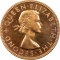 1 Penny 1953-1965, KM# 24, New Zealand, Elizabeth II, Without shoulder strap (KM# 24.1)