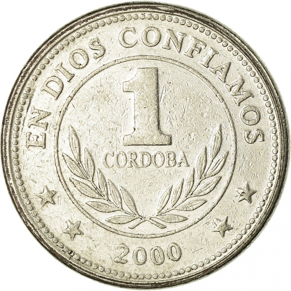 1 Córdoba 1997-2000, KM# 89, Nicaragua