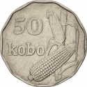 50 Kobo 1991-1993, KM# 13, Nigeria