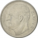1 Krone 1958-1973, KM# 409, Norway, Olav V