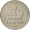 1 Krone 1992-1996, KM# 436, Norway, Harald V
