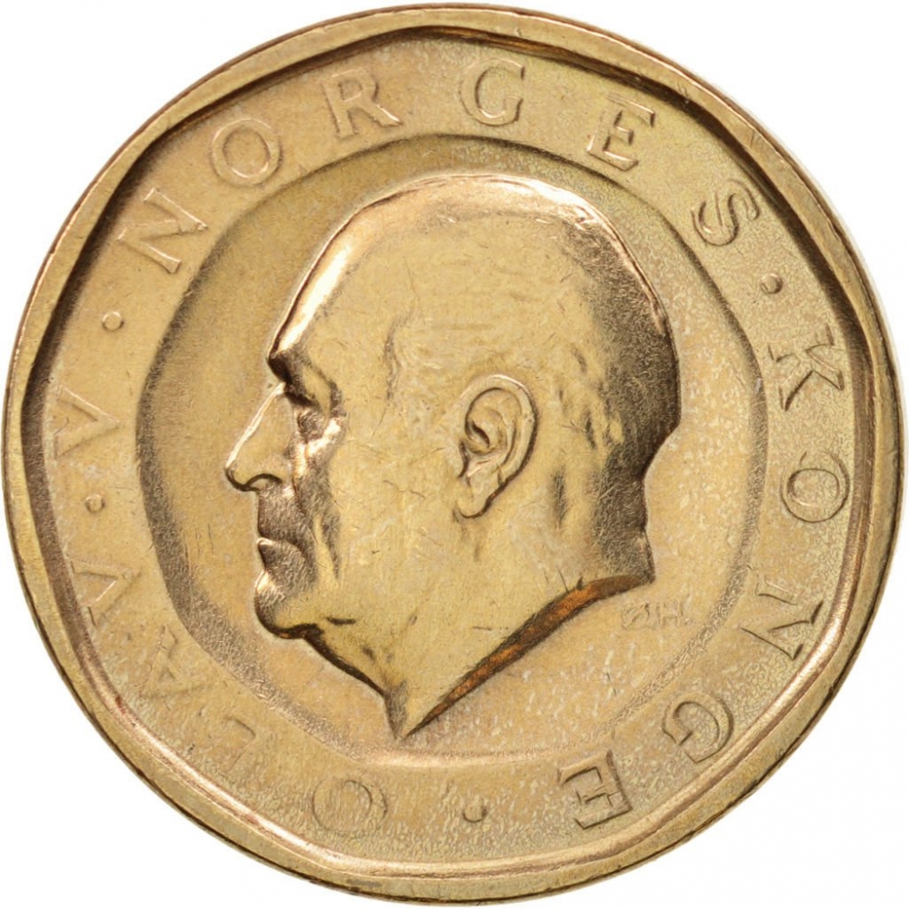Details about   Norway Olav V 10 Kroner Coin 1988 BU 
