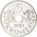 5 Kroner 1998-2012, KM# 463, Norway, Harald V